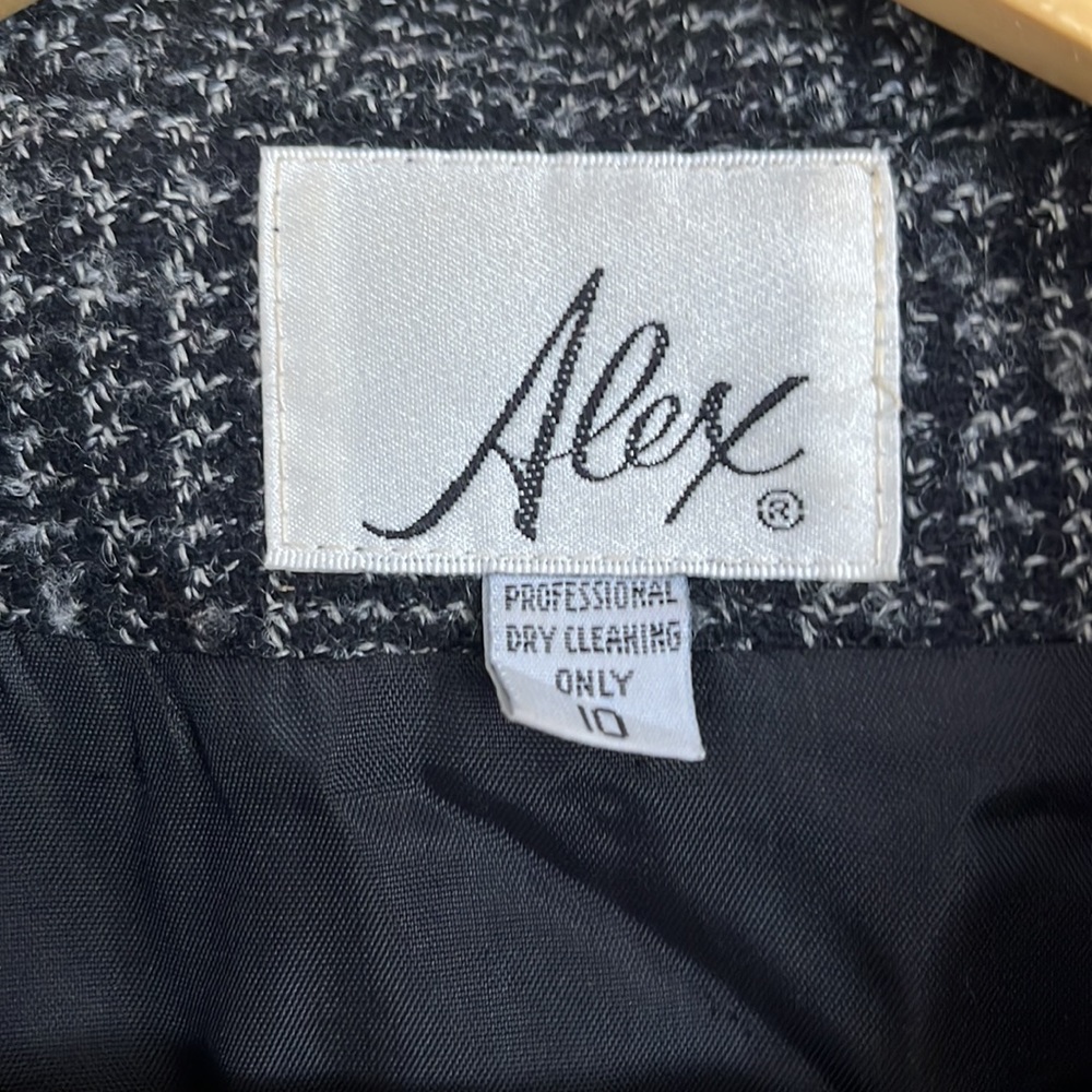 Alex Dark Gray Wool Blazer, Lined - image 2